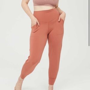 Aerie Jogger Leg OFFLINE Horizon Real Me High Rise Tree Line Neutral Stretch XL